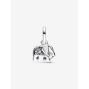 Charm MIni Colgante Elefante Azul Turquesa PANDORA