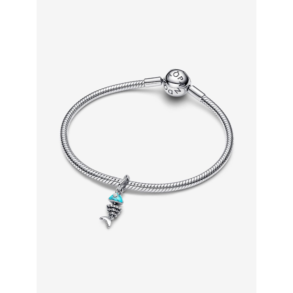 Charm Colgante Espina Pez Color Turquesa PANDORA