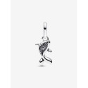 Charm MIni Colgante Pez Koi de Cristal de Murano Rojo PANDORA