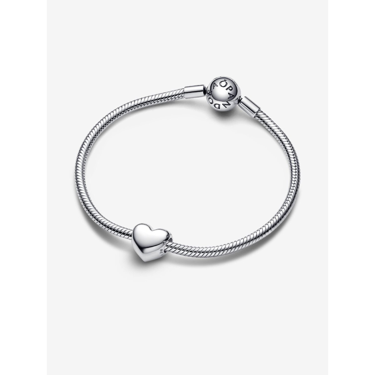 Charm Grabable en plata de ley Corazón Be Love
