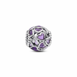 Charm Pandora Mamá y Corazones de Filigrana
