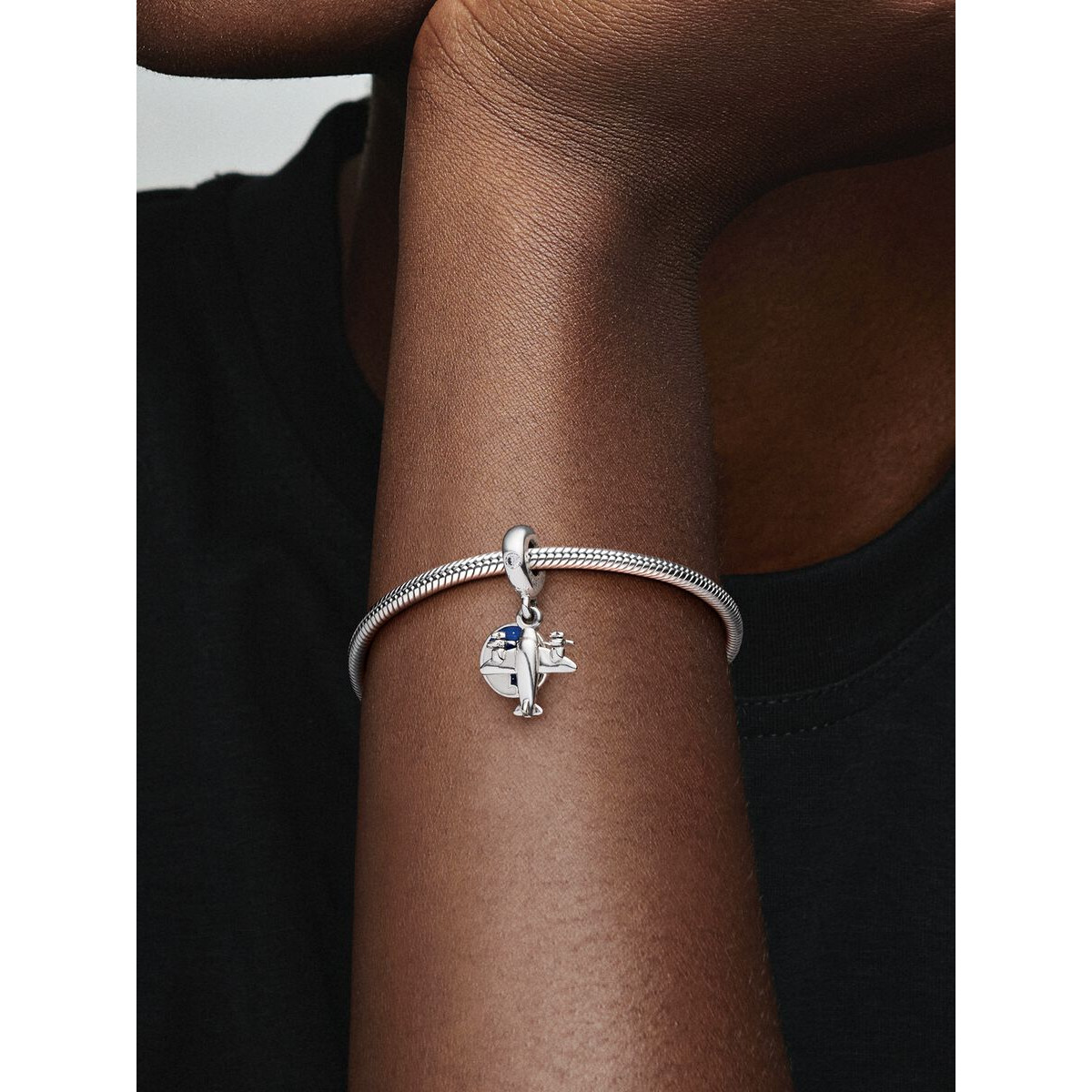 Charm colgante en plata de ley AvionetaPANDORA