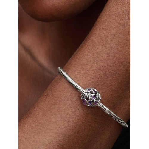 Charm Pandora Mamá y Corazones de Filigrana