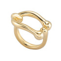 Anillo bañado en oro 18k UNO DE 50 - ANI0808ORO000