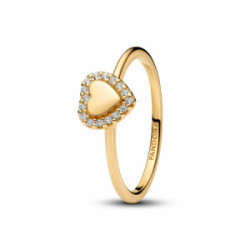 Anillo Halo y Corazón GrabablePANDORA - 163801C01