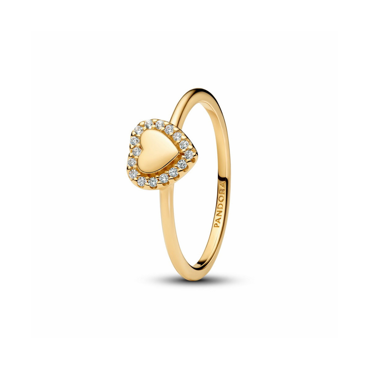 Anillo Halo y Corazón GrabablePANDORA - 163801C01