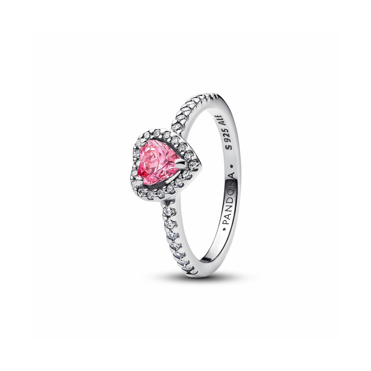 Anillo Corazón Rosa ElevadoPANDORA - 198421C03