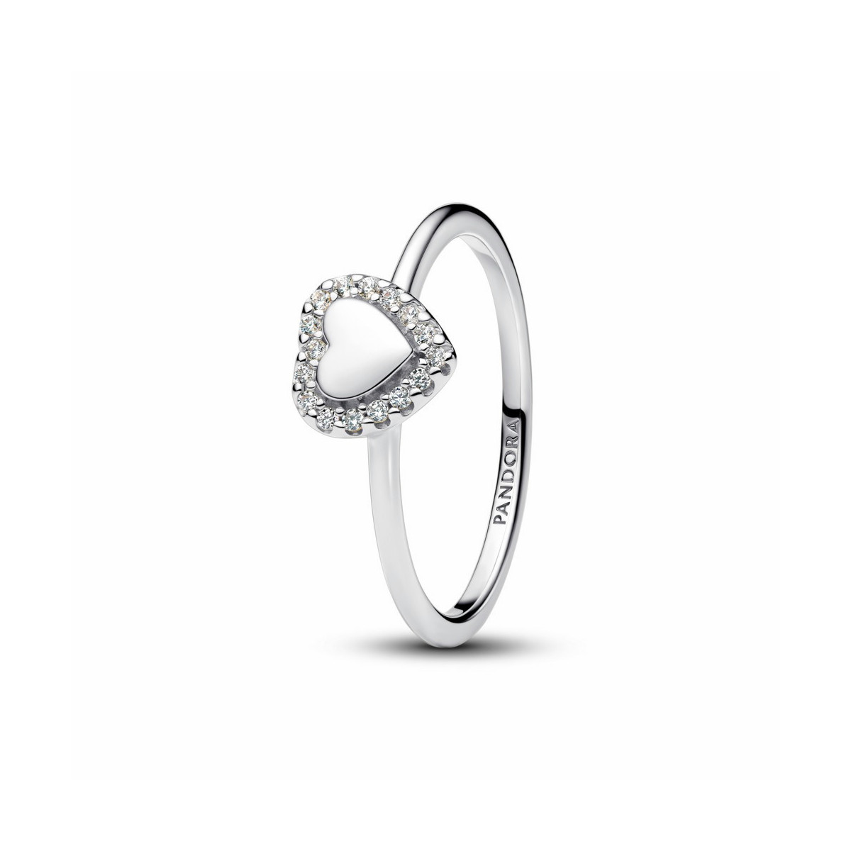 Anillo Halo y Corazón GrabablePANDORA - 193801C01