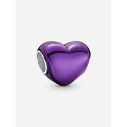 Charm Corazón Morado Metálico PANDORA