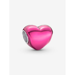 Charm Corazón Metálico RosaPANDORA