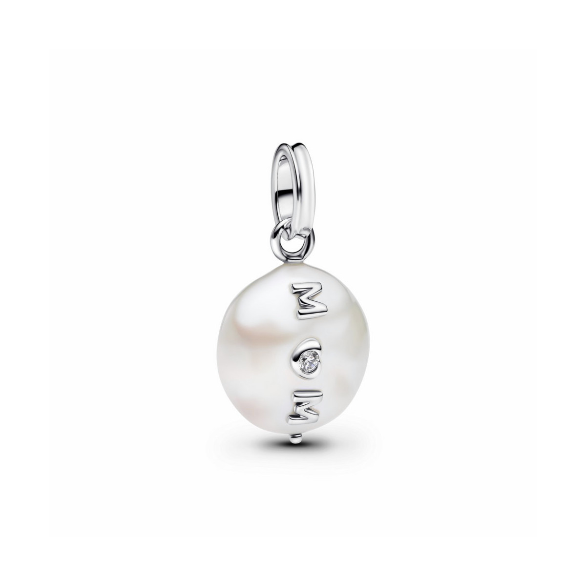 Charm Colgante Mamá y Perla Barroca Cultivada De Agua Dulce TratadaPANDORA