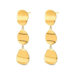 Pendientes Dorados Chapa Acero