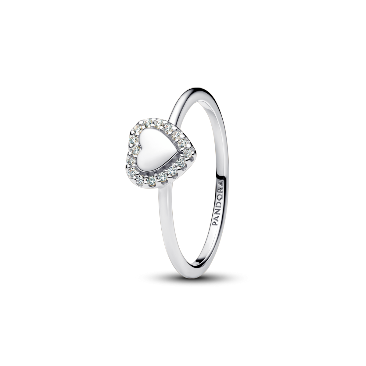 Anillo Halo y Corazón GrabablePANDORA - 193801C01