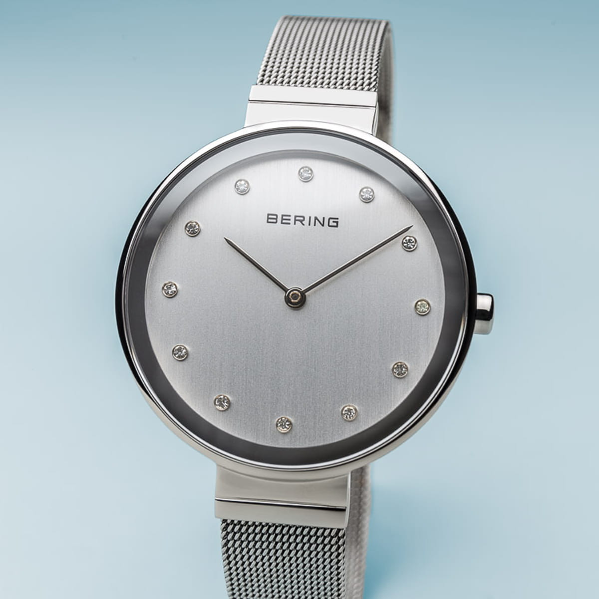 Bering Classic Malla Esfera Gris Silver