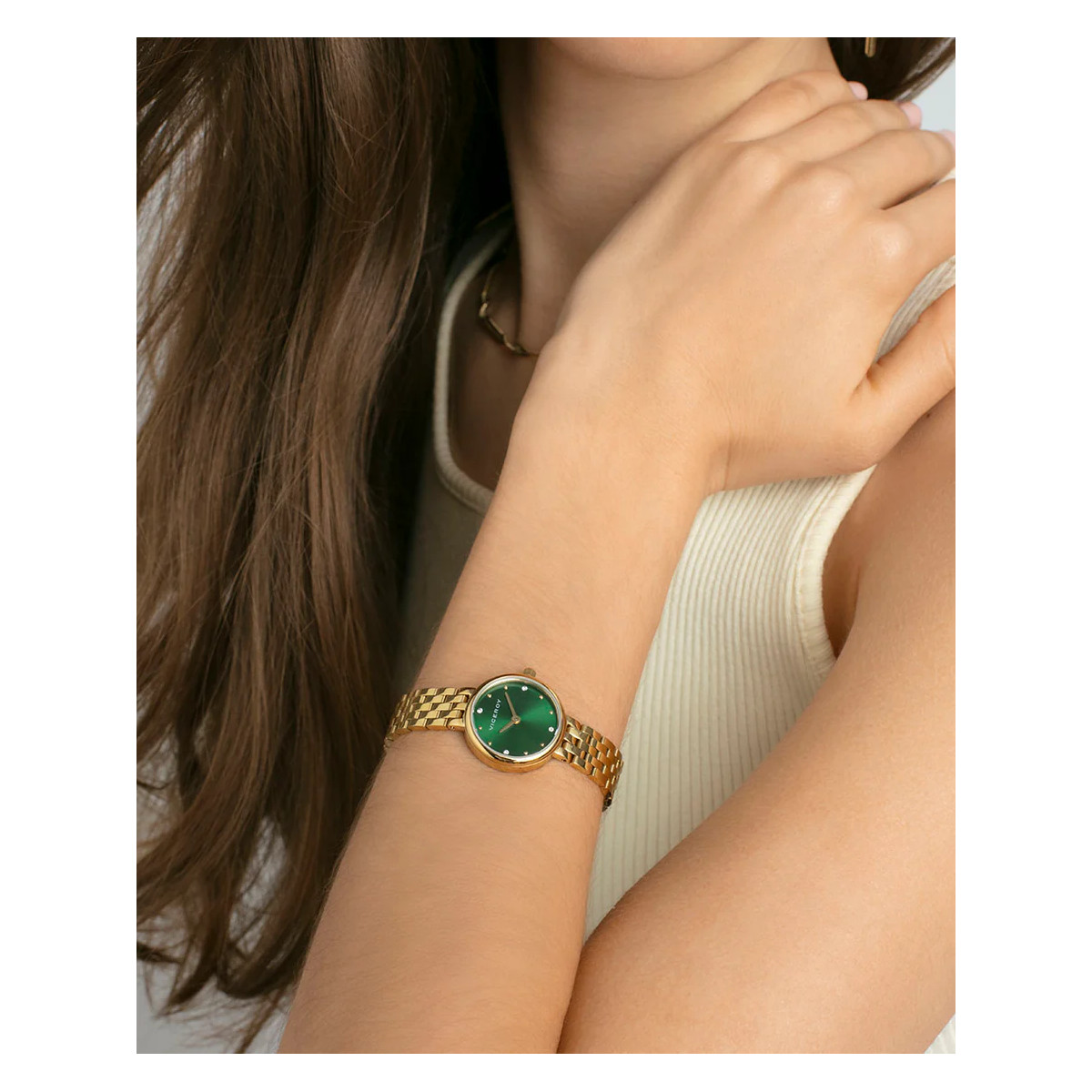 Reloj minimal Esfera Verde VICEROY