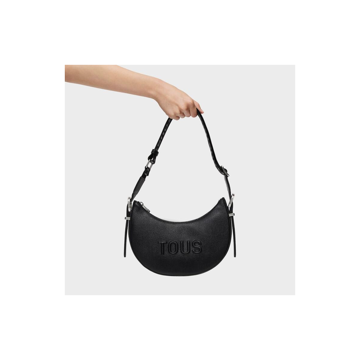 Bolso de hombro mediano negro TOUS Brenda