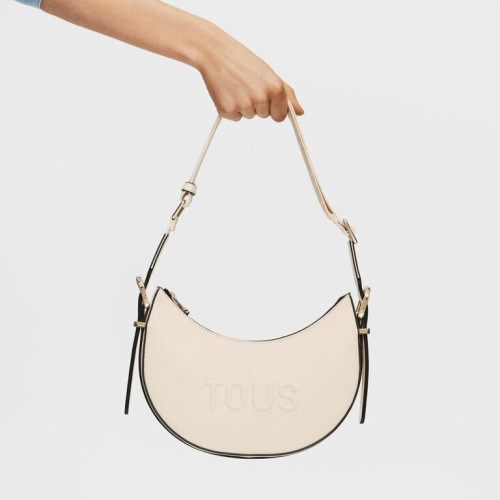 Bolso de hombro mediano beige TOUS Brenda