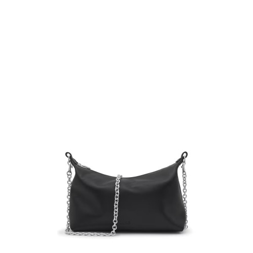 Mini bandolera de piel negra TOUS Hold