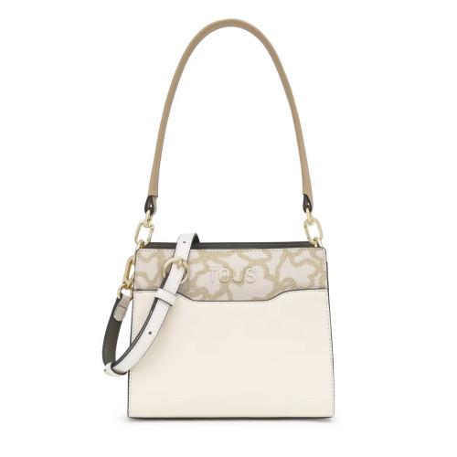 Shopper pequeño marfil Kaos Icon TOUS