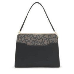 Shopper mediano negro Kaos Icon TOUS