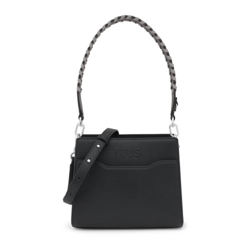 Shopper pequeño negro Audree Saffiano TOUS