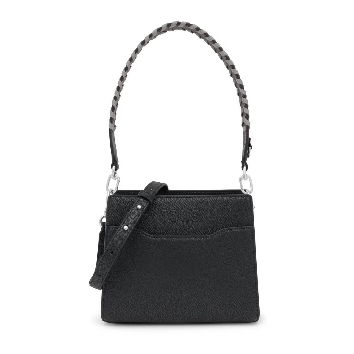 Shopper pequeño negro Audree Saffiano TOUS
