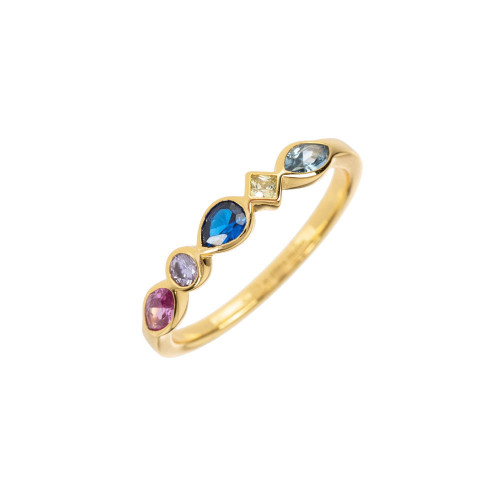 Anillo Simetría Multicolor By María Pombo - 2240327-256