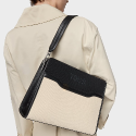 Shopper mediano negro Audree Canvas TOUS