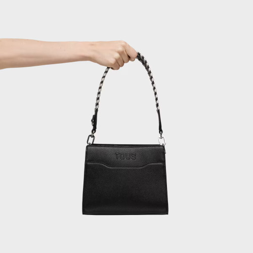 Shopper pequeño negro Audree Saffiano TOUS
