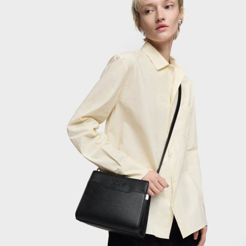 Shopper pequeño negro Audree Saffiano TOUS
