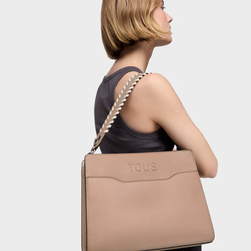 Shopper mediano topo Audree Saffiano TOUS
