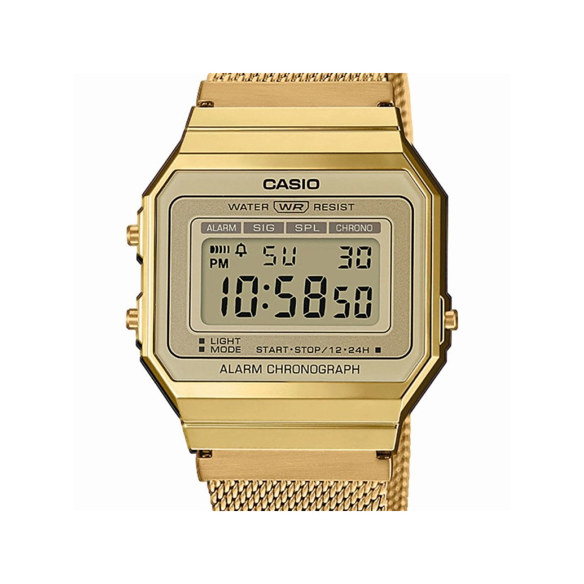 Reloj Dorado CASIO Vintage