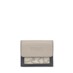 Cartera Flap gris oscuro Kaos Icon TOUS
