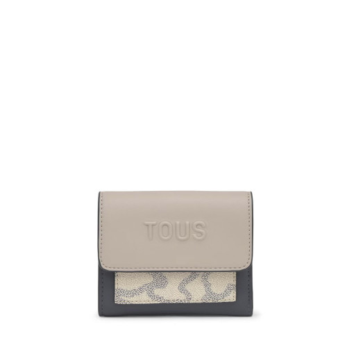 Cartera Flap gris oscuro Kaos Icon TOUS