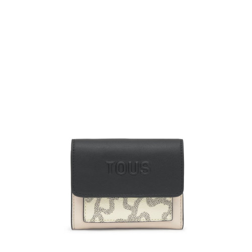 Cartera Flap beige Kaos Icon TOUS