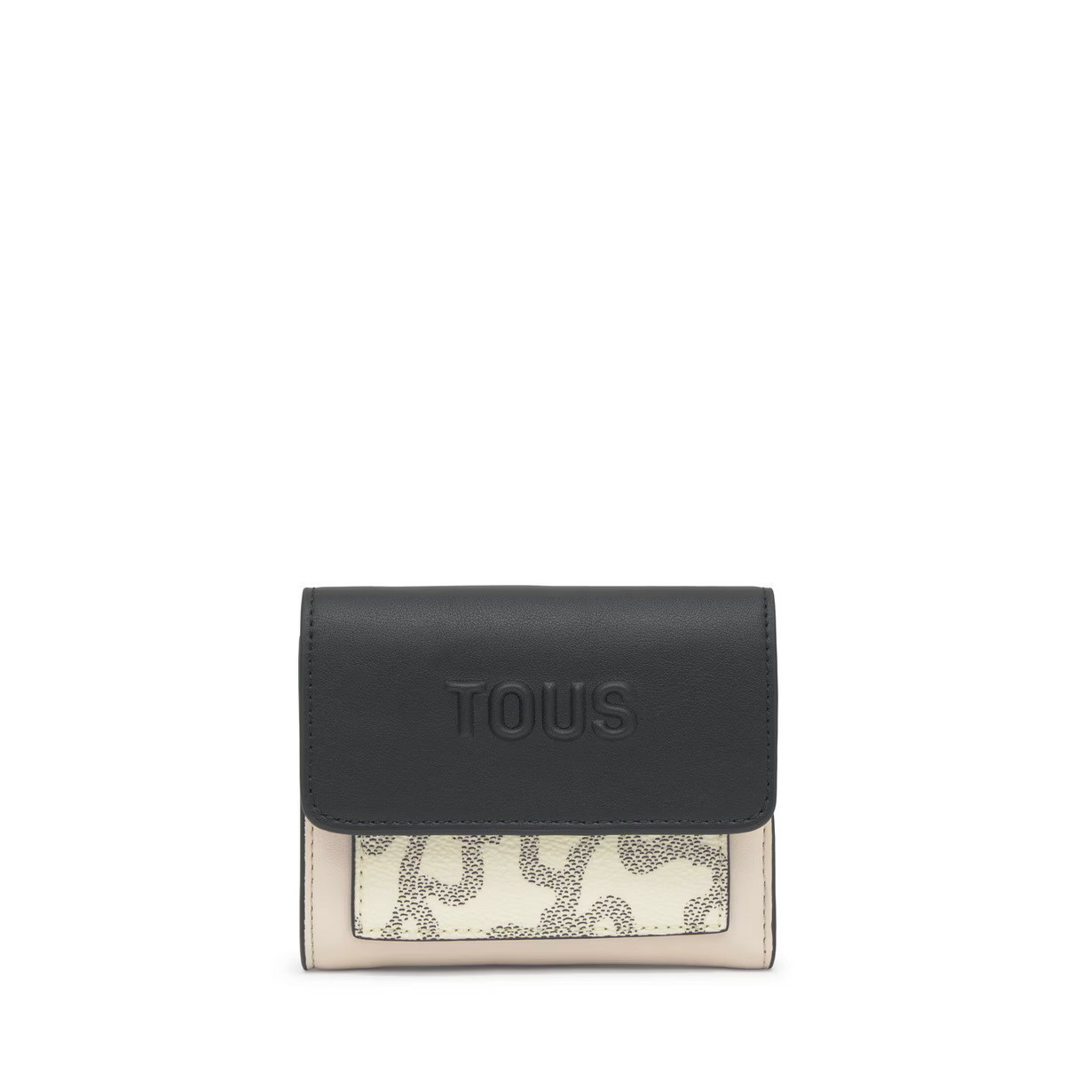 Cartera Flap beige Kaos Icon TOUS