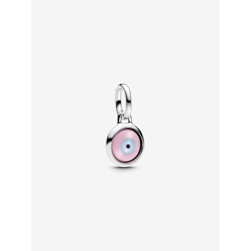 Charm Mini Colgante Pandora ME Ojo Turco Grabable de Cristal de MuranoPANDORA