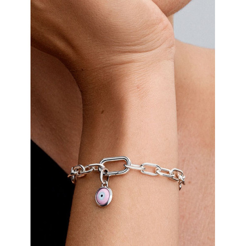 Charm Mini Colgante Pandora ME Ojo Turco Grabable de Cristal de MuranoPANDORA