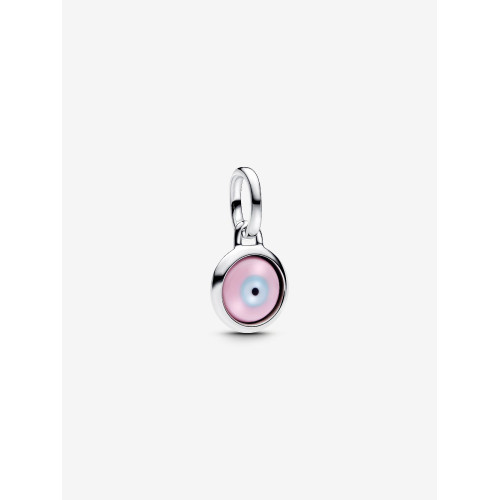 Charm Mini Colgante Pandora ME Ojo Turco Grabable de Cristal de MuranoPANDORA