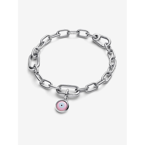 Charm Mini Colgante Pandora ME Ojo Turco Grabable de Cristal de MuranoPANDORA