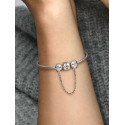 PANDORA Cadena de Seguridad Corazones