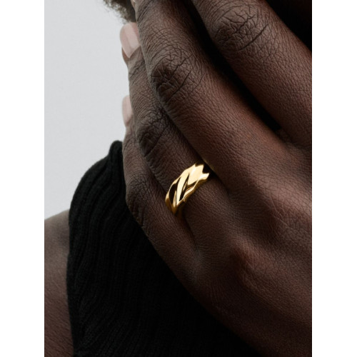 Anillo Banda Ancha OnduladaPANDORA - 163886C00