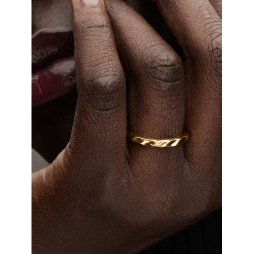 Anillo Banda OnduladaPANDORA - 163885C00