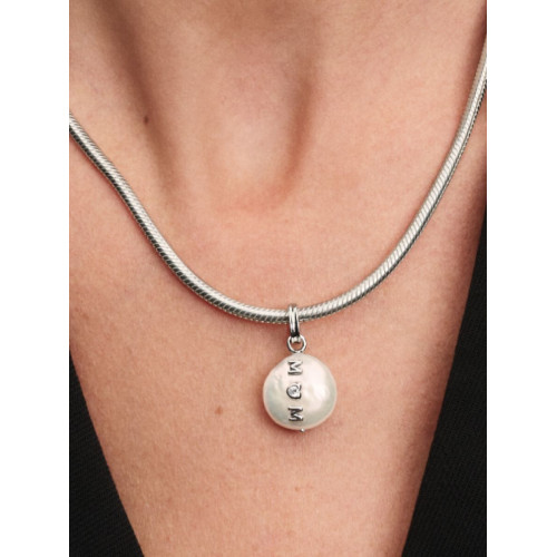 Charm Colgante Mamá y Perla Barroca Cultivada De Agua Dulce TratadaPANDORA