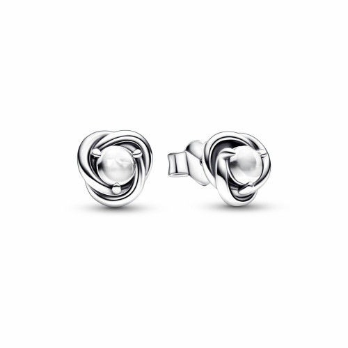 Pendientes de botón Circulo Eternity AbrilPANDORA