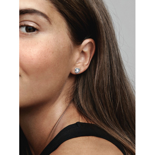 Pendientes de botón Circulo Eternity AbrilPANDORA