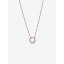 Collar Círculo en Pavé Logotipo de PandoraPANDORA