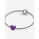 Charm Corazón Morado Metálico PANDORA