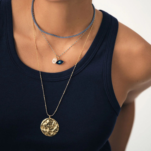 Colgante Talismans Blanco Piedra Luna AGATHA PARIS