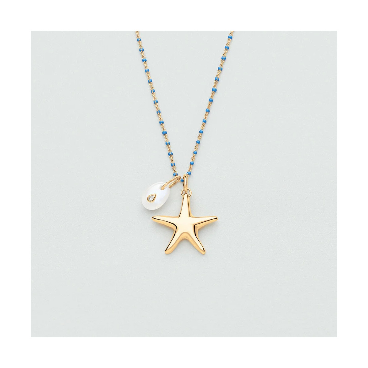Colgante Talismans Blanco Piedra Luna AGATHA PARIS